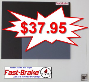 Fast-Brake Super Saver Starter Kit 18x19, 1 Black base, 30 sheets Clear