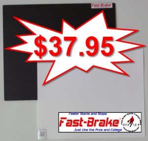 Fast-Brake Super Saver Starter Kit 18x19, 1 Black base, 30 sheets White