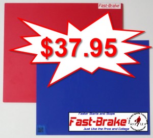 Fast-Brake Super Saver Starter Kit 18x19, 1 Red base, 30 sheets Blue