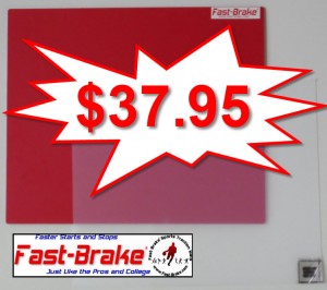 Fast-Brake Super Saver Starter Kit 18x19, 1 Red base, 30 sheets Clear