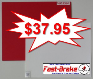Fast-Brake Super Saver Starter Kit 18x19, 1 Red base, 30 sheets White